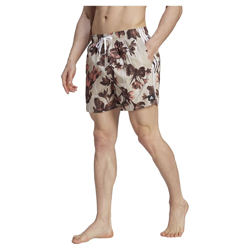 

Шорты для плавания adidas Floral Clx, бежевый