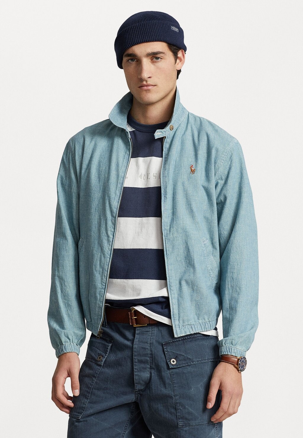 

Куртка-бомбер BAYPORT UNLINED Polo Ralph Lauren, цвет chambray