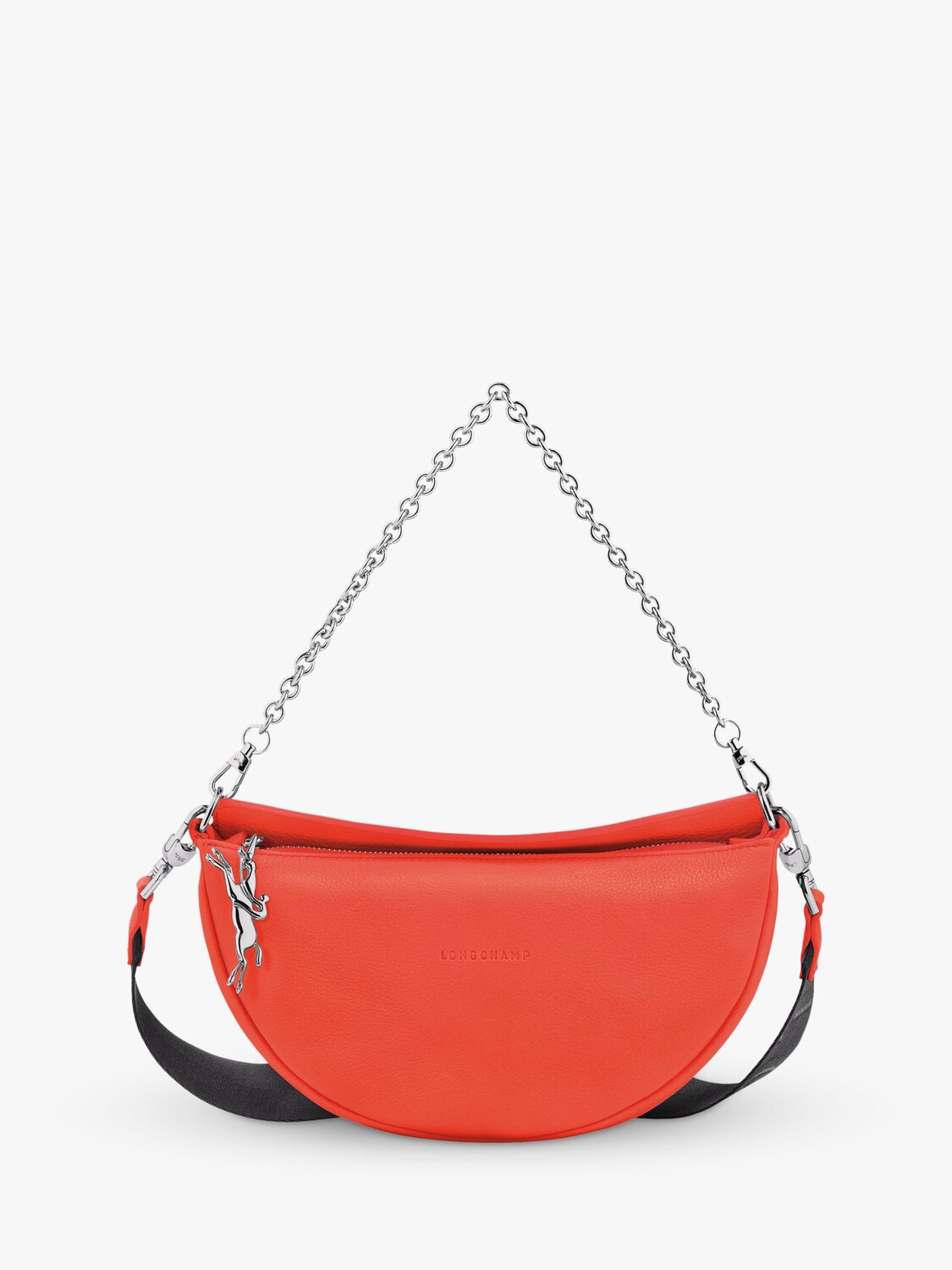 

Сумка через плечо Longchamp Smile Half Moon, оранжевая