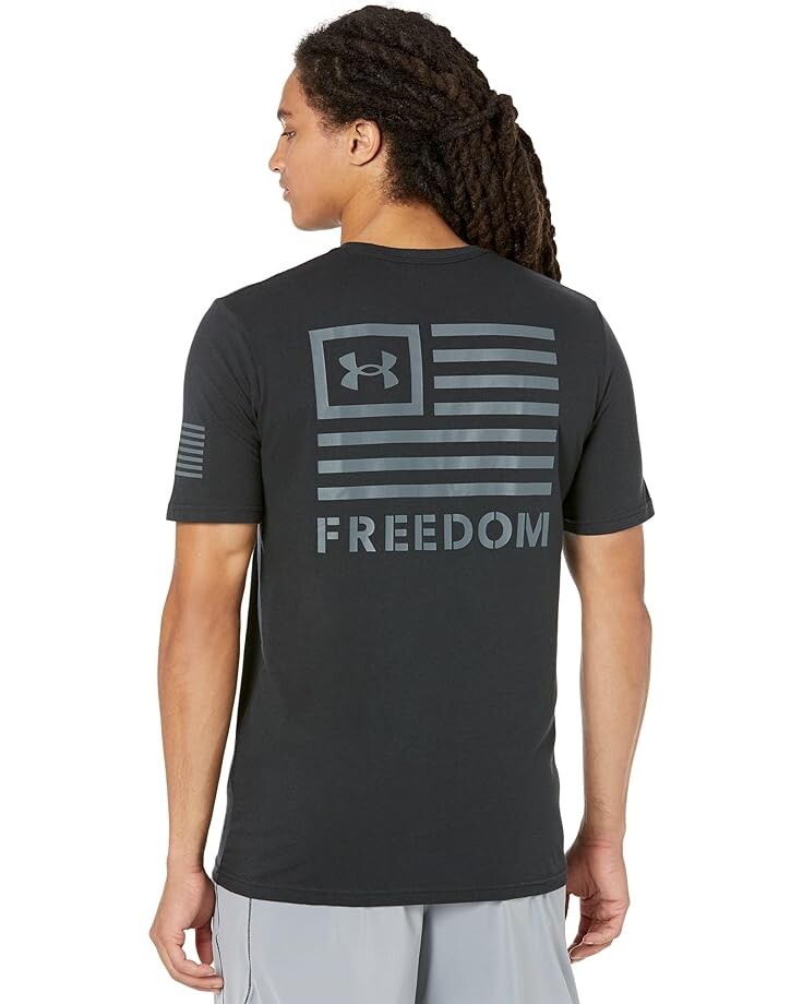 

Футболка Under Armour New Freedom Banner T-Shirt, цвет Black/Pitch Gray