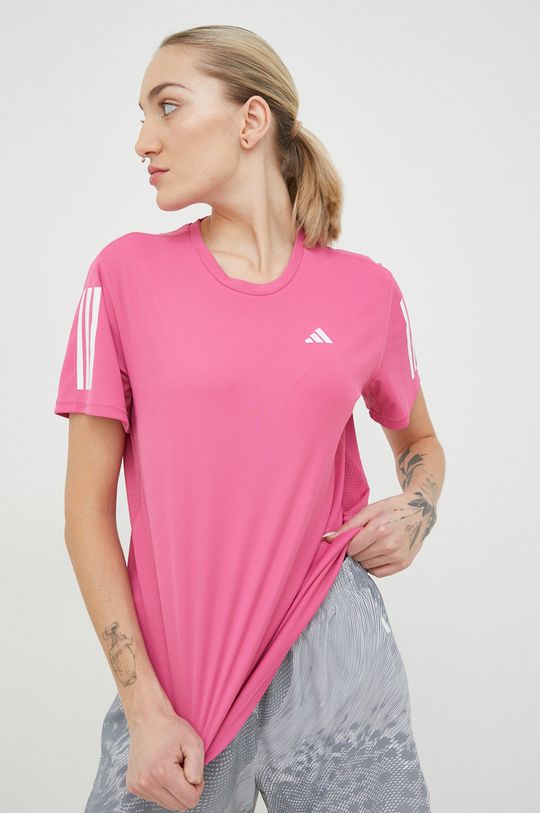 Футболка для бега Own the Run adidas, розовый