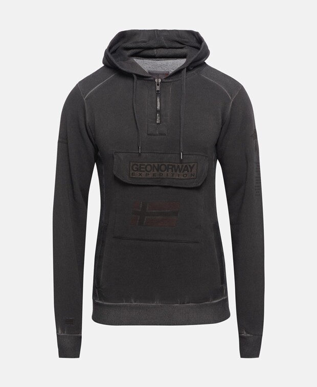 

Толстовка с капюшоном Geographical Norway, черный