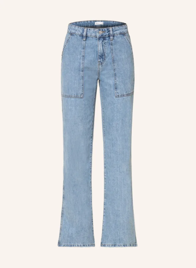 цена Расклешенные джинсы worker Gina Tricot, синий