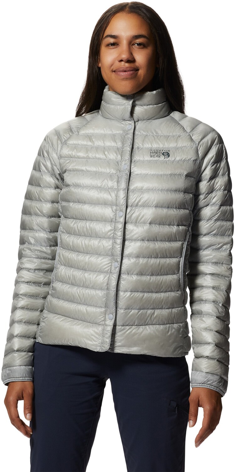 

Пуховик Ghost Whisperer на кнопках — женский Mountain Hardwear, серый