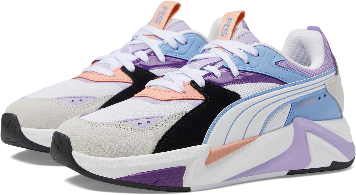 

Кроссовки RS-Pulsoid PUMA, цвет PUMA White/Vivid Violet/PUMA Black