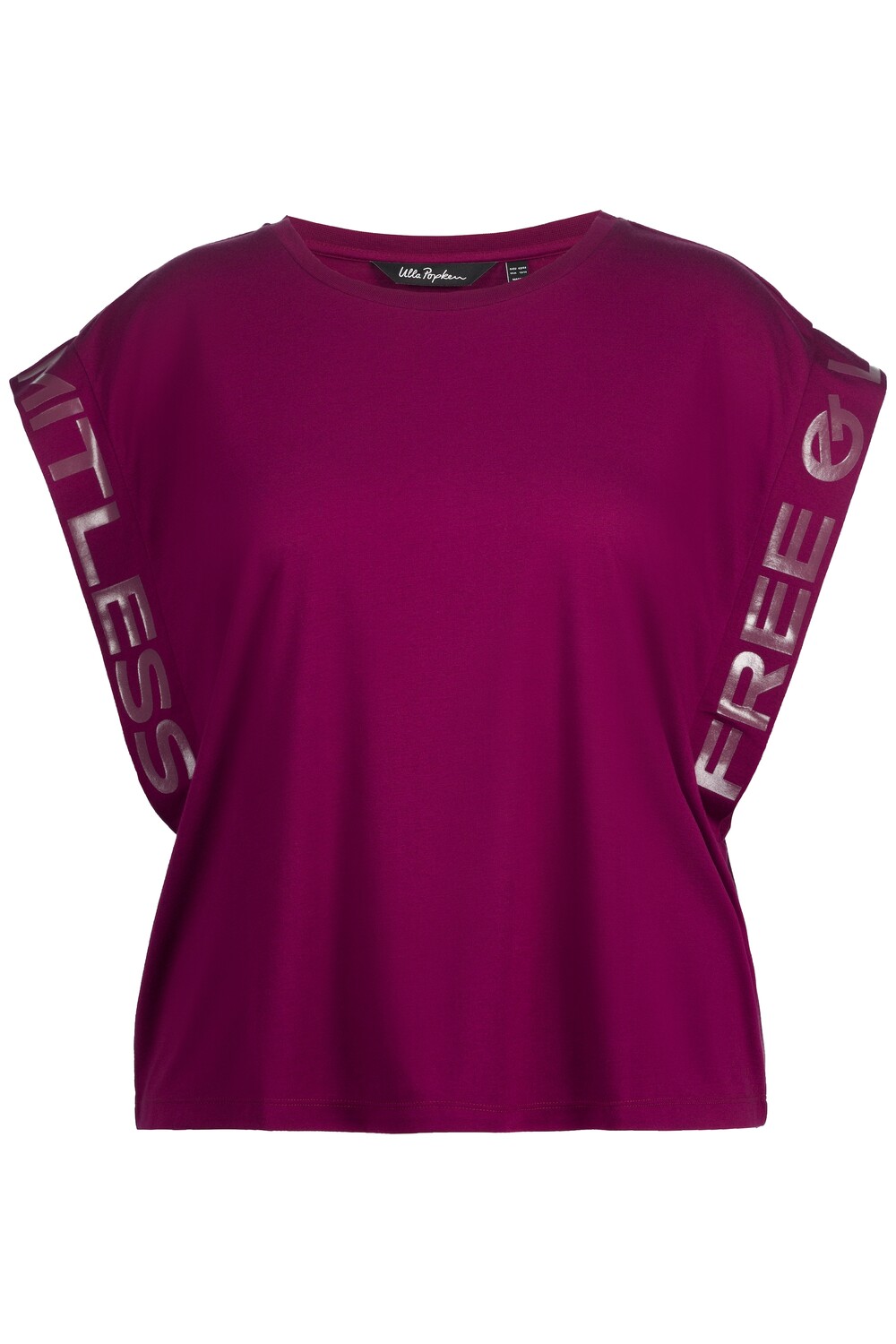 

Футболка Ulla Popken Strick Top, цвет weinrot