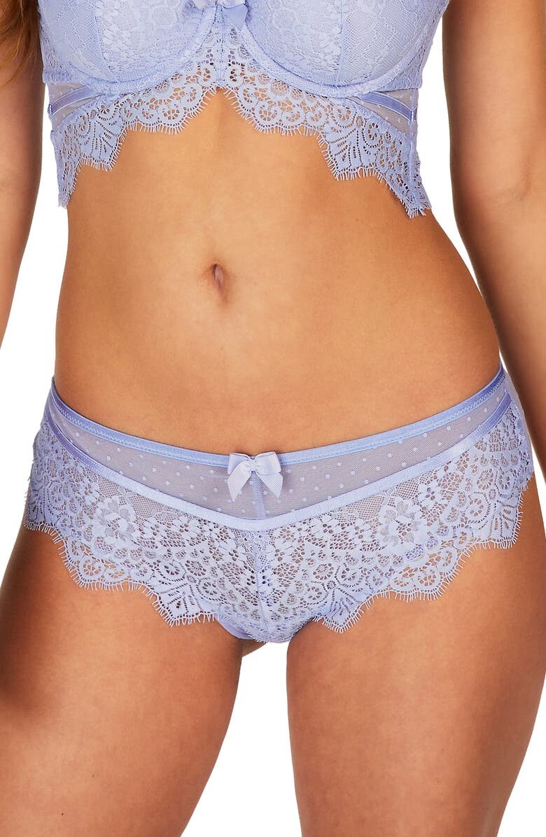

Marliee Трусики бразилиана с кружевной отделкой и сеткой HUNKEMÖLLER
