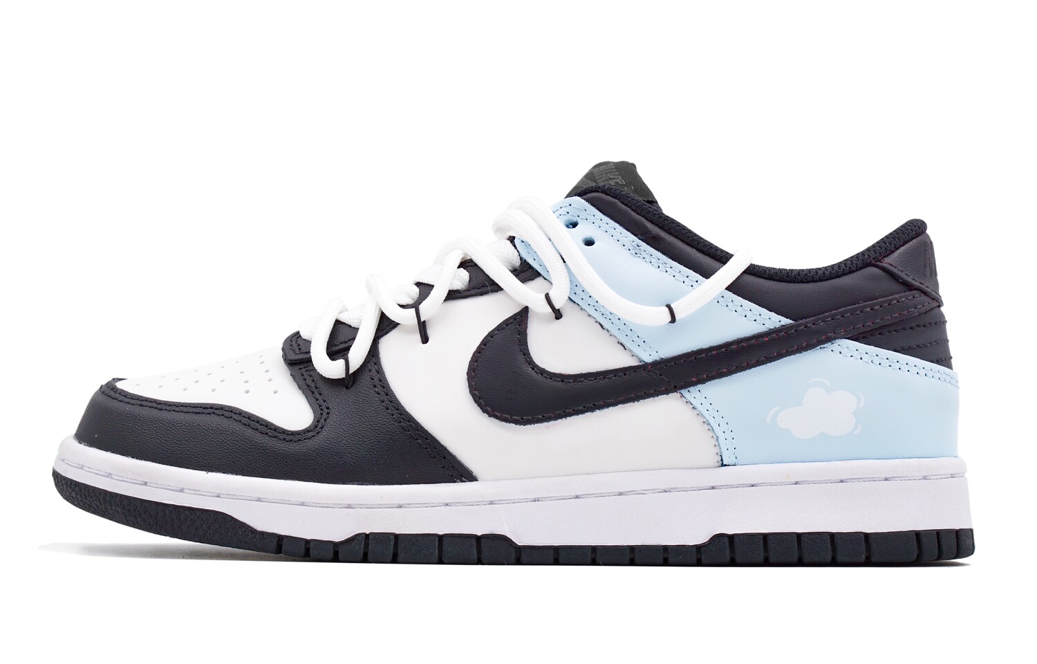 

Кроссовки Nike Dunk Skateboarding Shoes Women's Low-top White, голубой