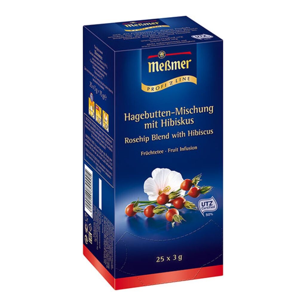 

Смесь шиповника Meßmer Profiline с чаем из гибискуса, 3 упаковки.