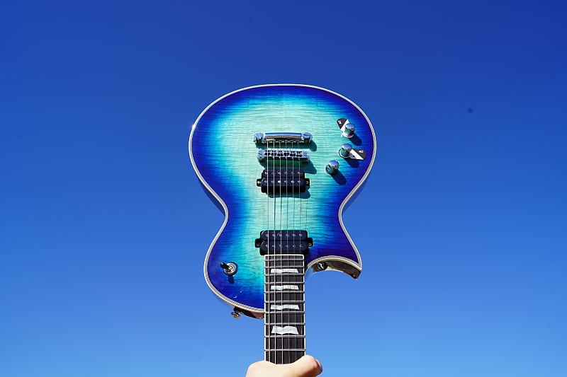 Электрогитара ESP LTD EC-1000T CTM - Violet Shadow - Left Handed 6-String Electric Guitar электрогитара esp ltd ec 1000 gold andromeda left handed 6 string electric guitar