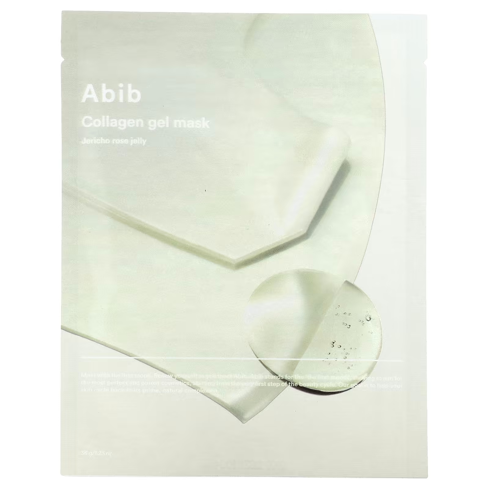 Abib Collagen Gel Beauty Mask Jericho Rose Jelly, 1 тканевая маска, 1,23 унции (35 г) гидрогелевая маска для лица abib collagen gel mask jericho rose jelly 1 шт