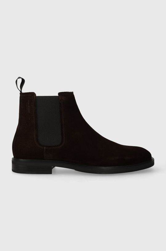 Замшевые ботильоны ANDREW Vagabond Shoemakers, коричневый