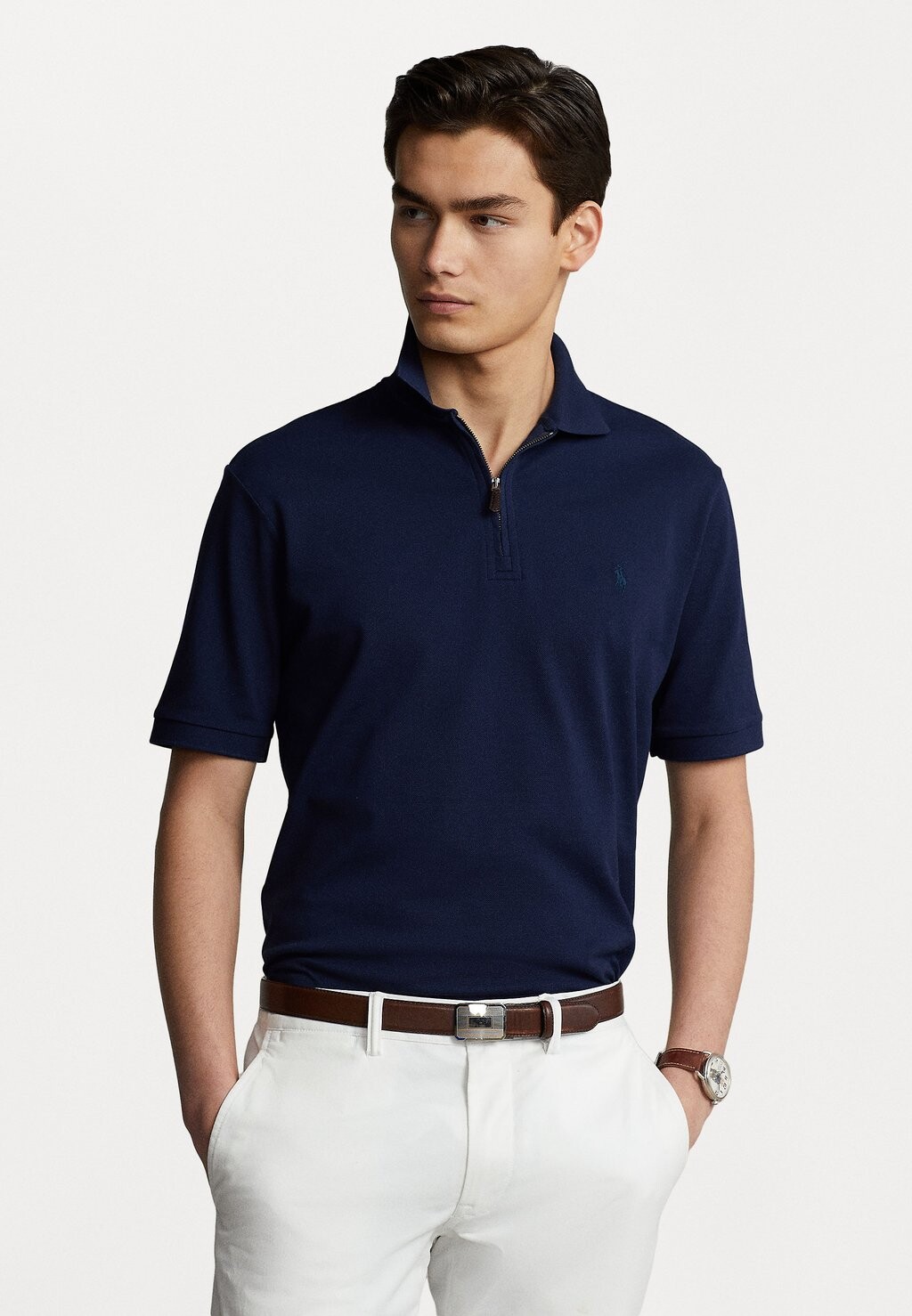 

Поло КОРОТКИЙ РУКАВ Polo Ralph Lauren, темно-синий французский