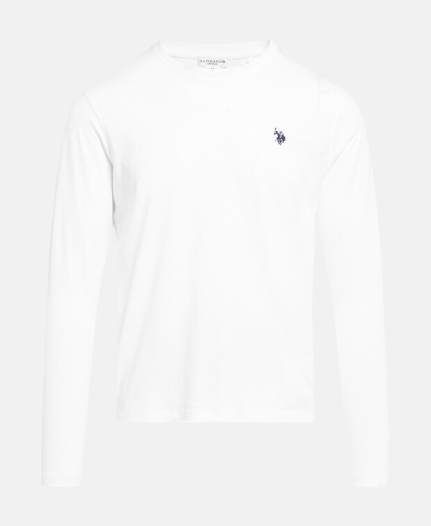 

Топ с длинными рукавами U.S. Polo Assn., белый