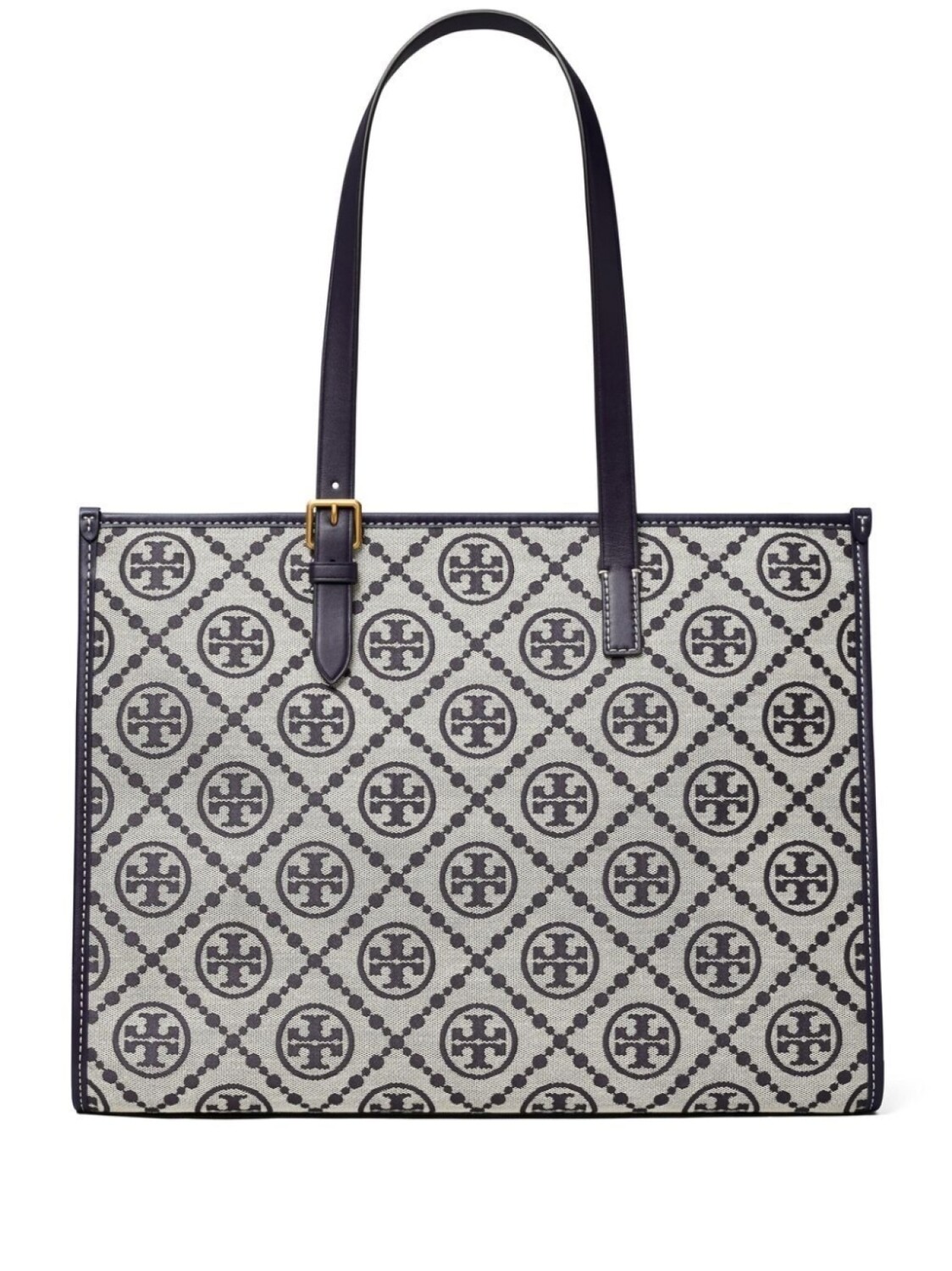 

Tory Burch сумка-тоут T Monogram, серый