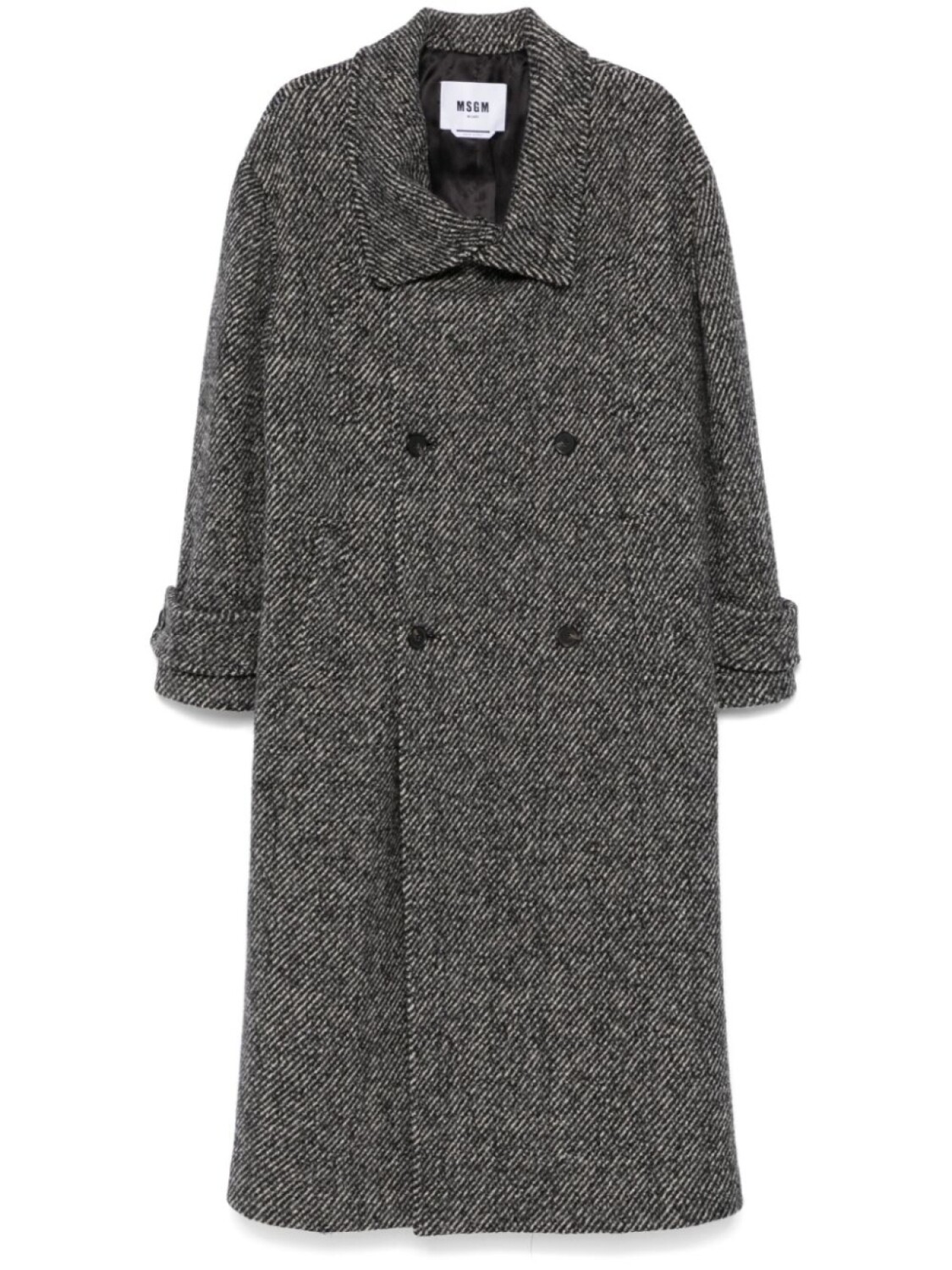 

Пальто из вирджинской шерсти MSGM, белый