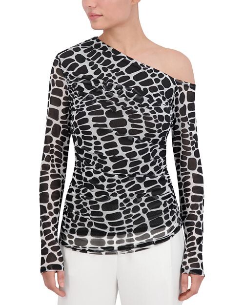 

Топ на одно плечо BCBGMAXAZRIA, цвет Black