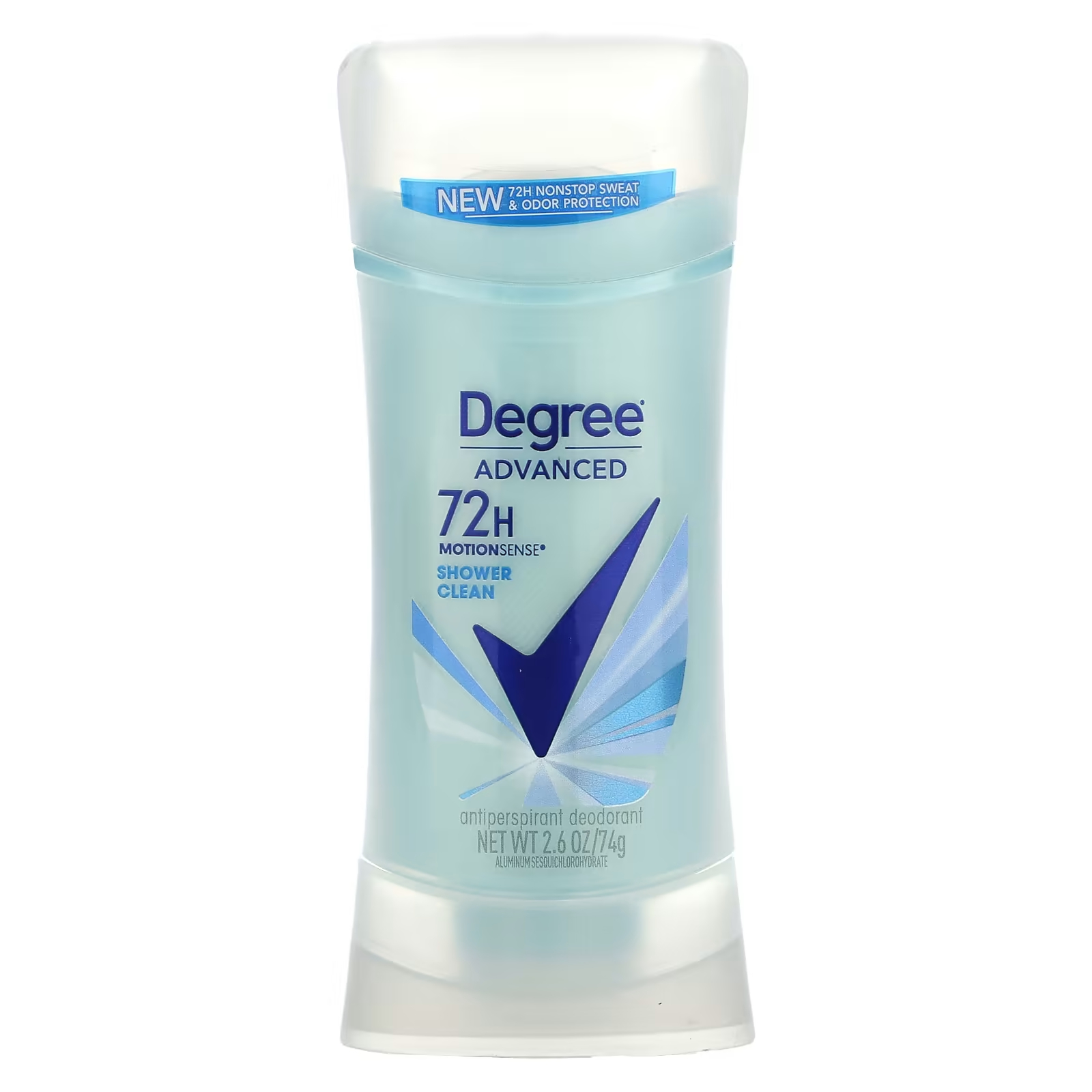 Дезодорант-антиперспирант Degree Advanced 72H MotionSense для очистки degree дезодорант антиперспирант очищение для душа 74 г 2 6 унции