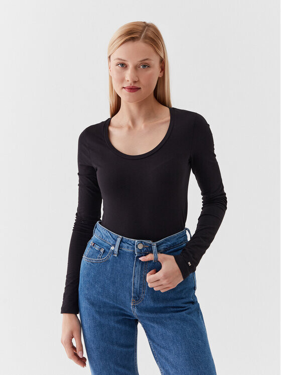 

Узкая блузка Tommy Hilfiger, черный