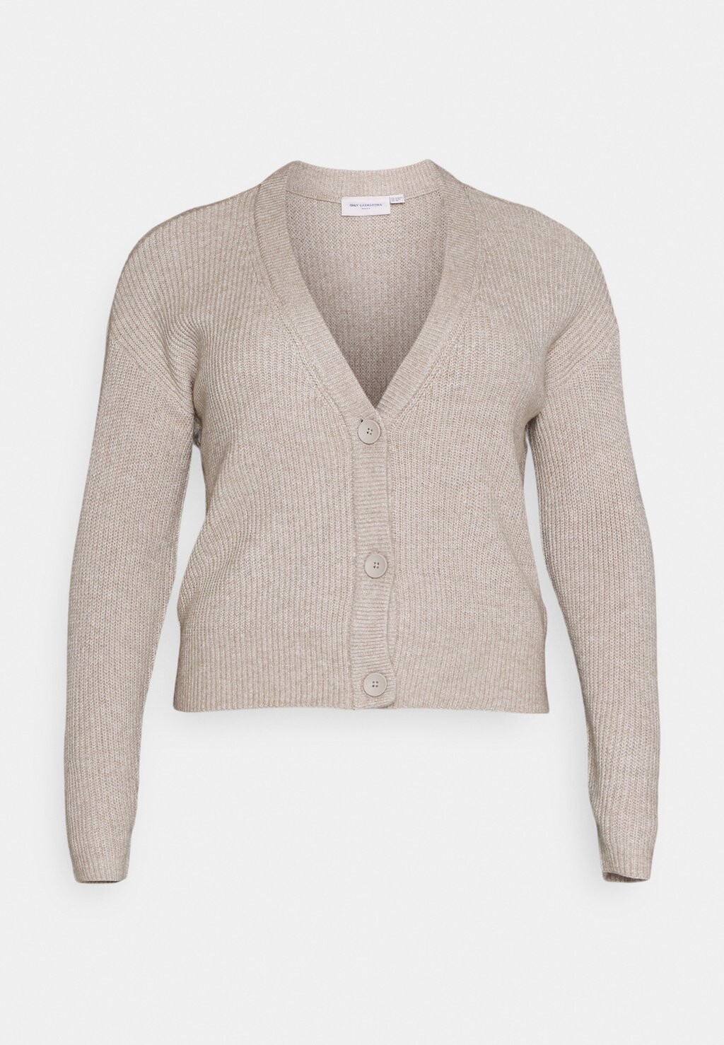 

Кардиган ONLY Carmakoma CARESLY V NECK, цвет mocha meringue