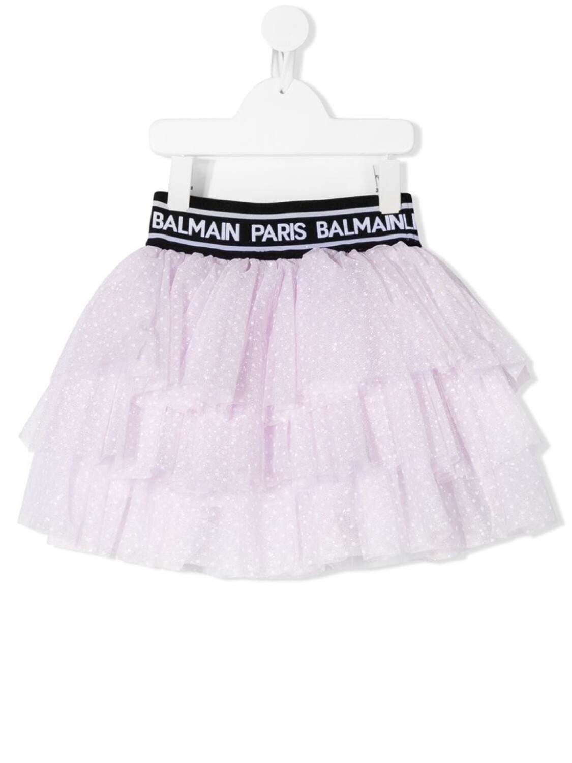 

Юбка из тюля в горох Balmain Kids, розовый