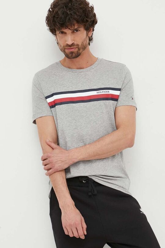 

Хлопковая футболка Tommy Hilfiger, серый