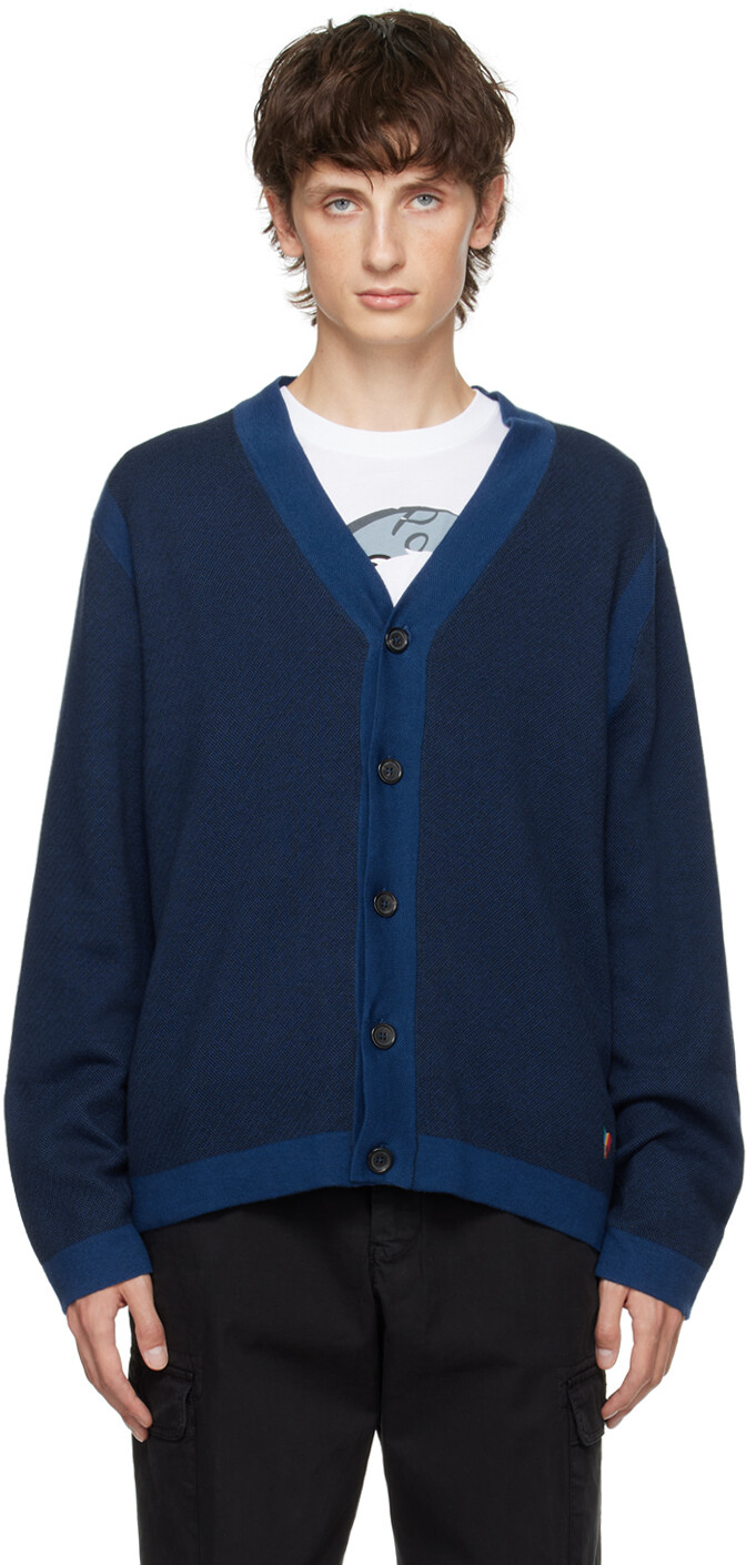 

Синий кардиган с зеброй PS by Paul Smith