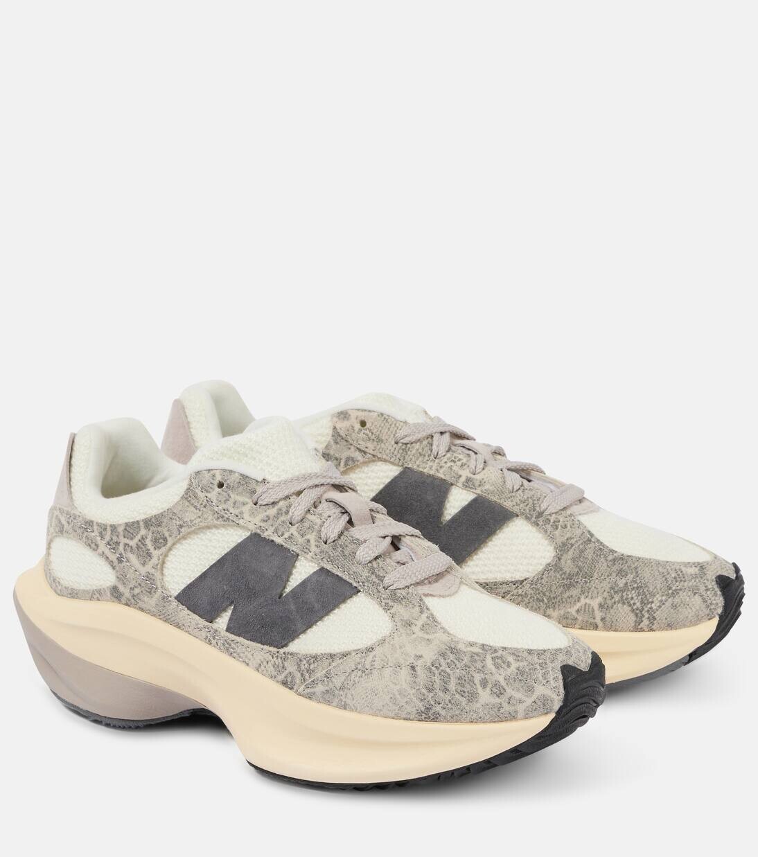 

Кроссовки WRPD Runner с эффектом змеи New Balance, цвет sea salt