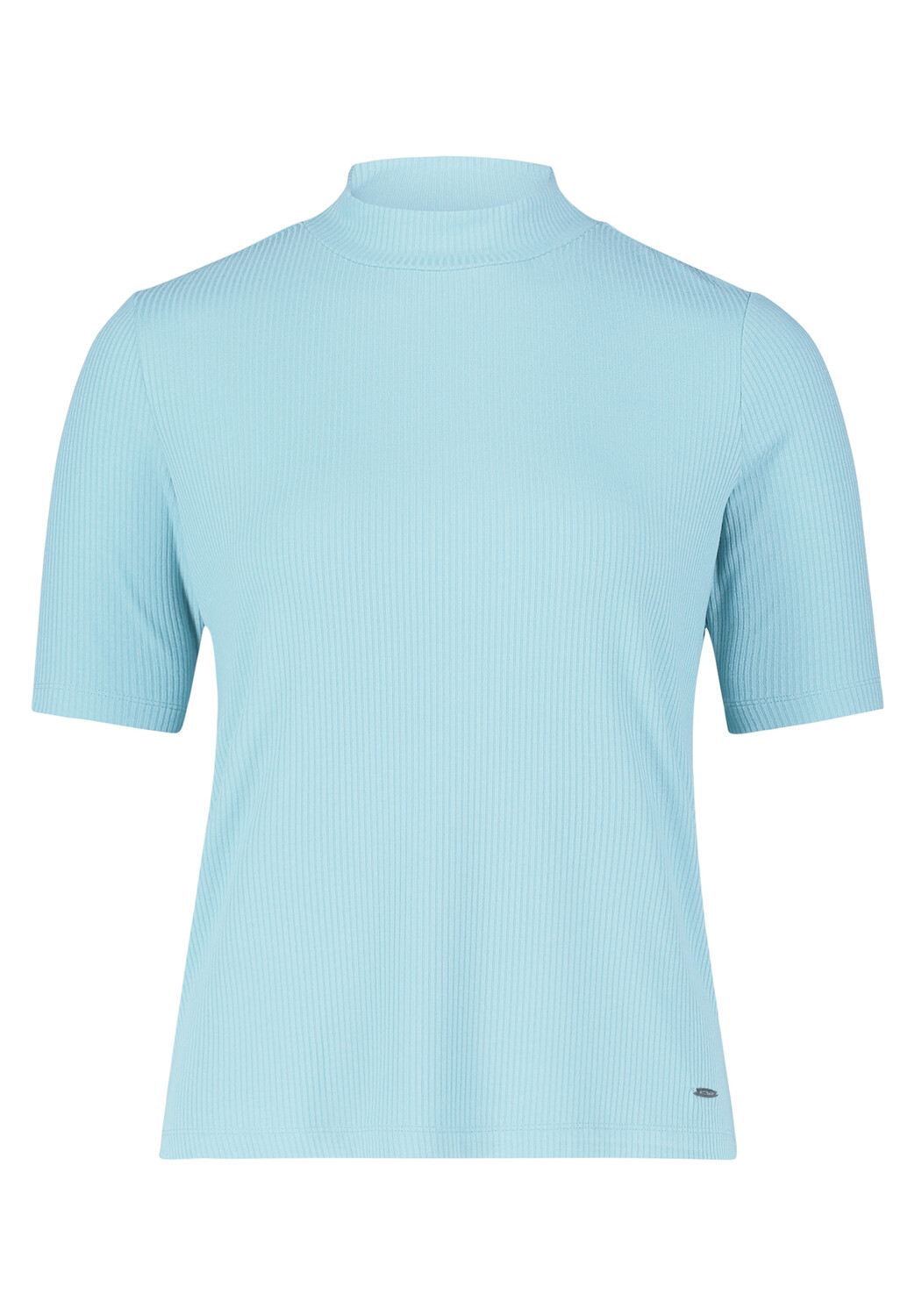 

Футболка BETTY & CO Basic mit Stehkragen, синий