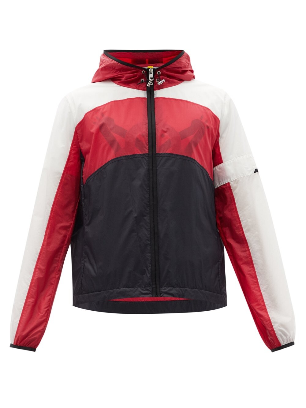

Техническая куртка clonophis с капюшоном и аппликацией в виде логотипа Moncler, черный