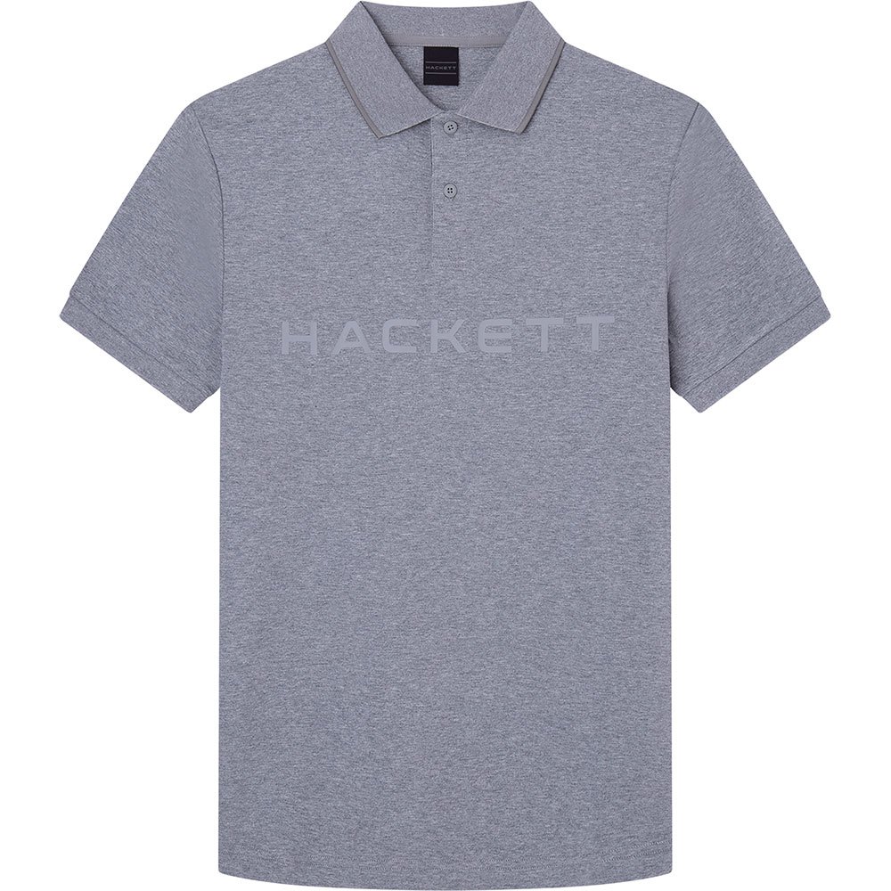 Поло с коротким рукавом Hackett Essential, серый