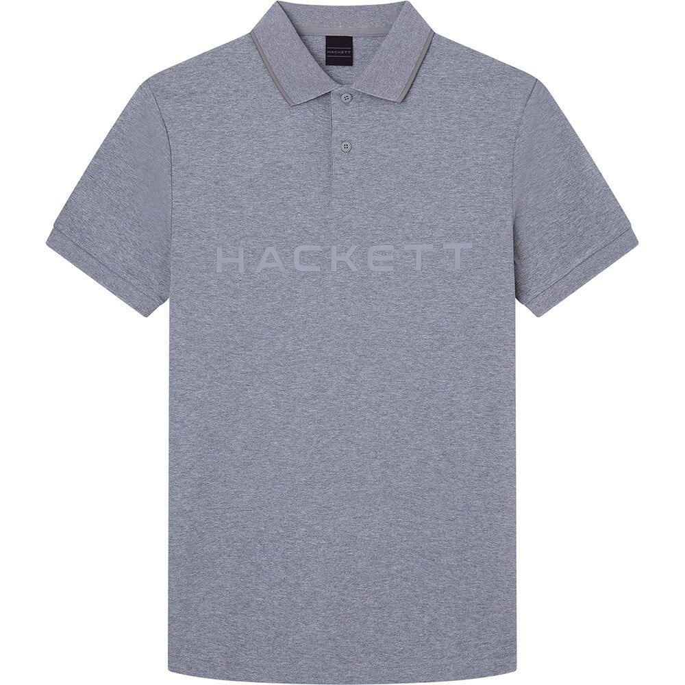 

Поло с коротким рукавом Hackett Essential, серый