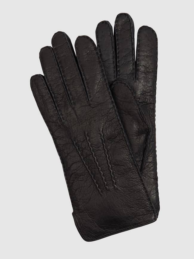 цена Перчатки из кожи пекари Weikert-Handschuhe, черный