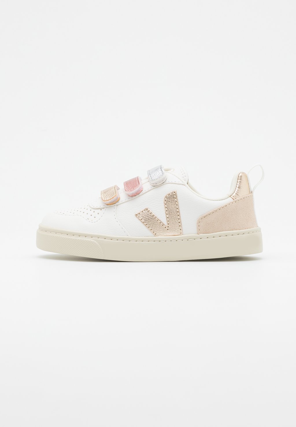 Низкие кроссовки Small V 10 Veja, цвет multi-colured/extra white shiny низкие кроссовки small v 10 mid unisex veja цвет multi coloured nautico cyprus