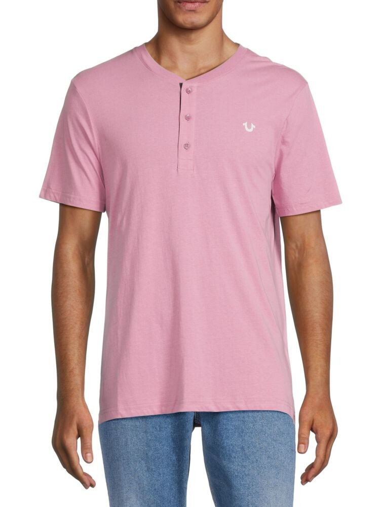 

Футболка с логотипом и короткими рукавами True Religion, цвет Mauve Orchid