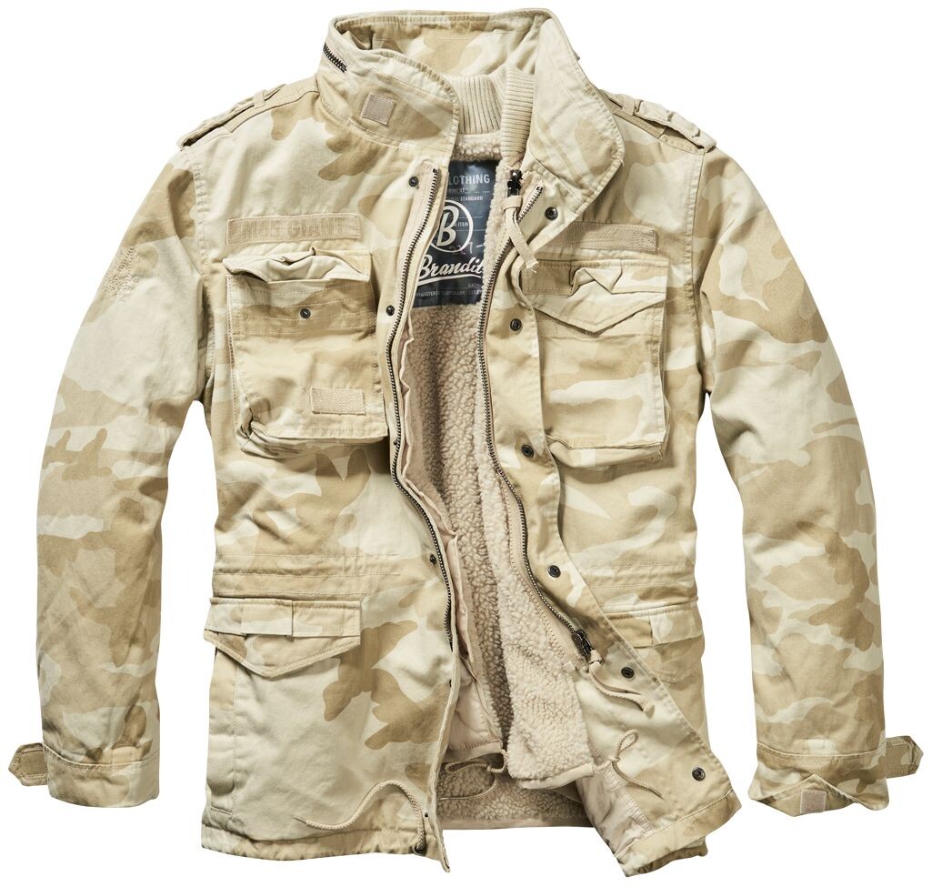 Куртка Brandit Jacke M65 Giant Jacket, цвет Camouflage куртка brandit jacke m65 giant jacket бежевый