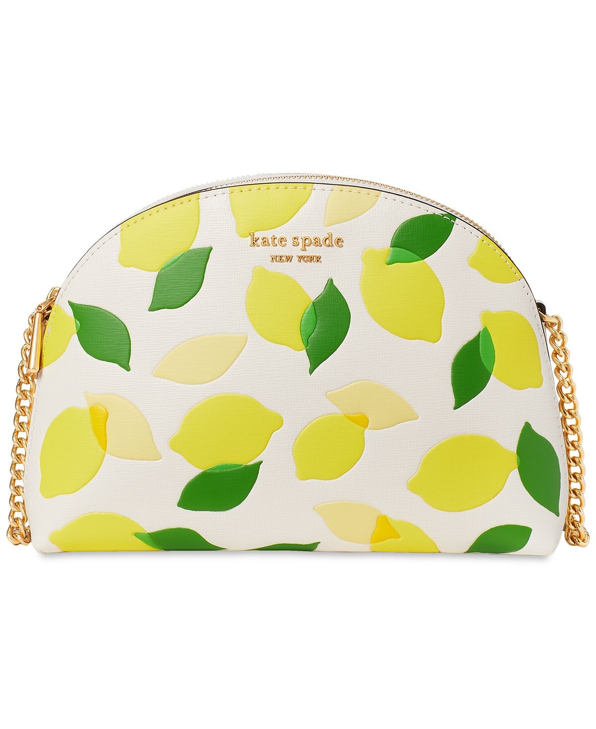 

Маленькая кожаная сумка через плечо Morgan Lemon Toss с тиснением из сафьяновой кожи kate spade new york