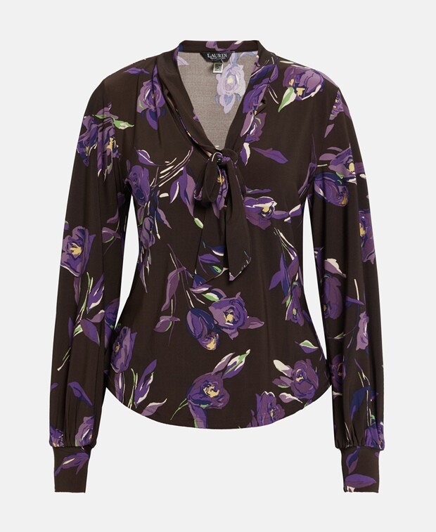 

Топ с длинными рукавами Lauren Ralph Lauren, коричневый