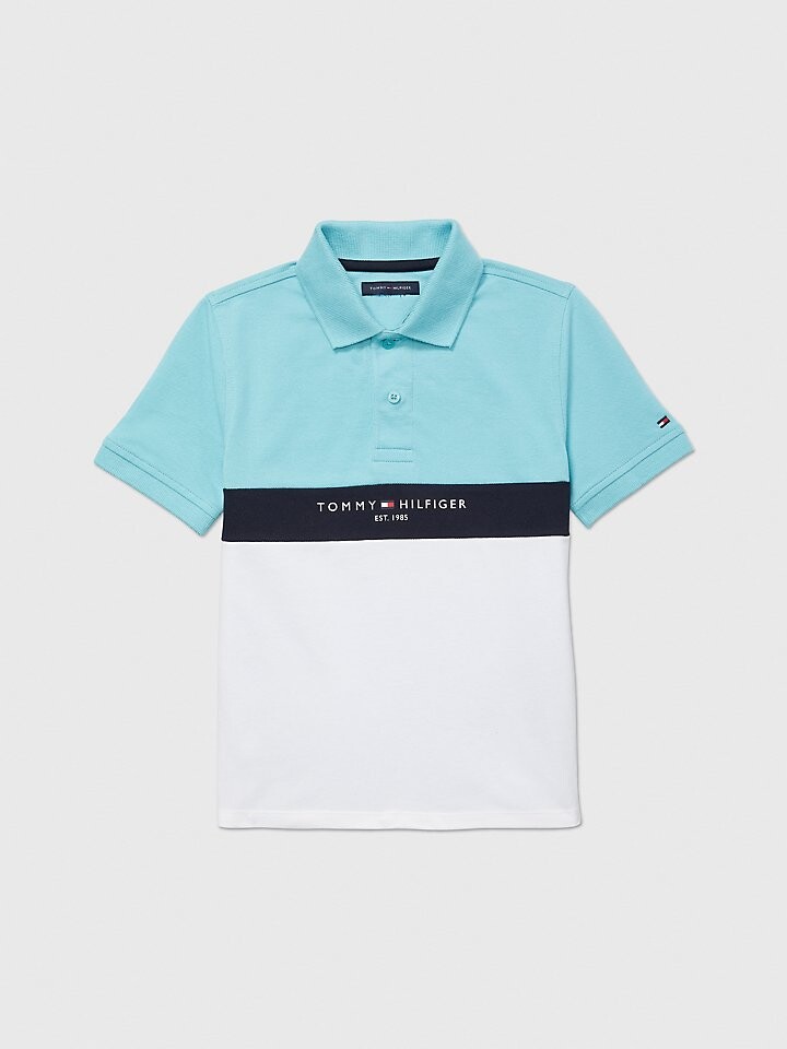 

Поло с цветными блоками Tommy Adaptive