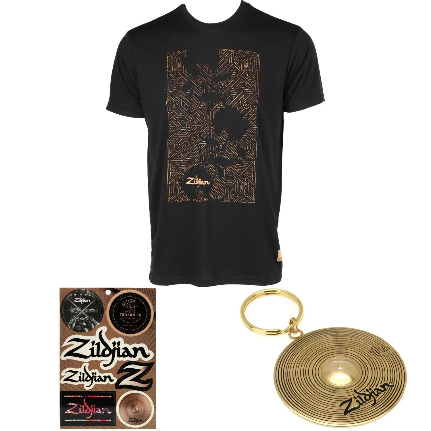 

Подарочный набор армянских футболок к 400-летию Zildjian - маленький