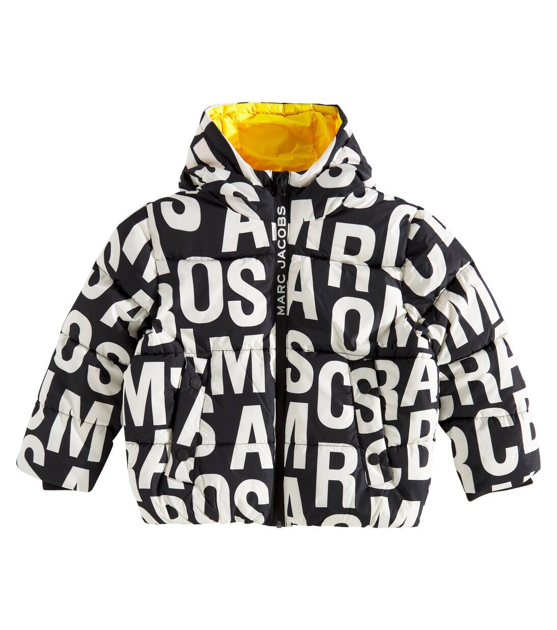 

Лыжная куртка с логотипом Marc Jacobs Kids, черный