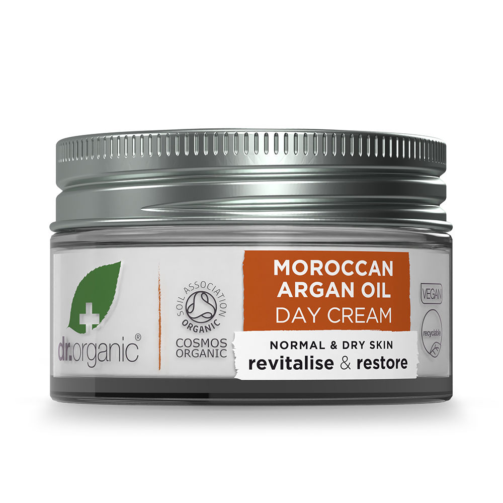 Увлажняющий крем для тела Argán crema de día Dr. organic, 50 мл крем для лица modamo дневной крем для нормальной и сухой кожи