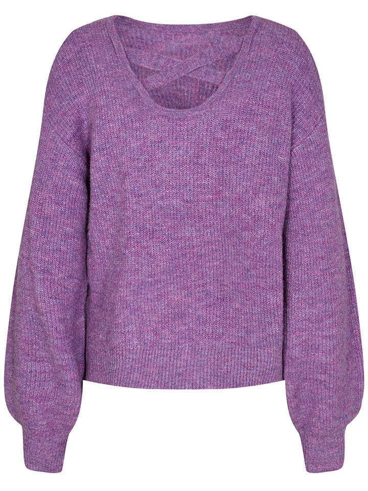 Свитер NÜMPH Melia, фиолетовый свитер nümph красный