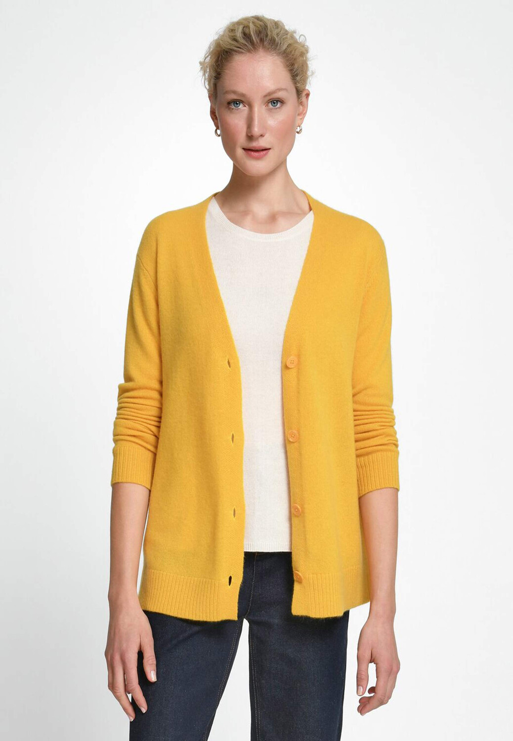

Кардиган include Strick Cashmere, желтый