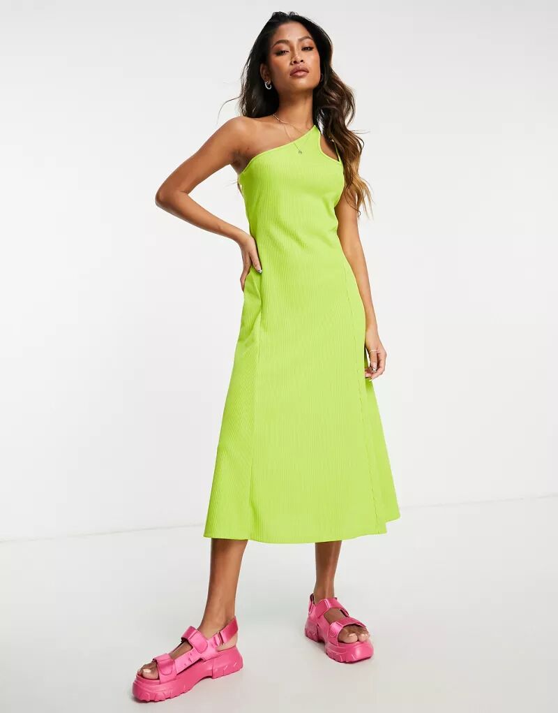 Яркое асимметричное платье миди Topshop платье fb sister яркое 40 42 размер