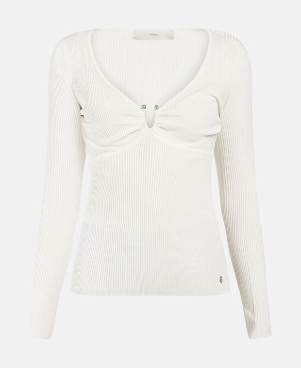

Трикотажная рубашка Guess, цвет Wool White