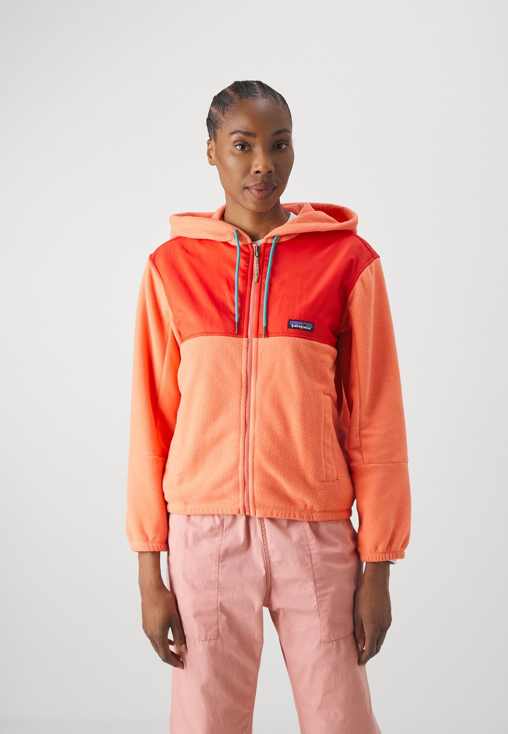 

Флисовая куртка MICRODINI HOODY Patagonia, цвет coho coral
