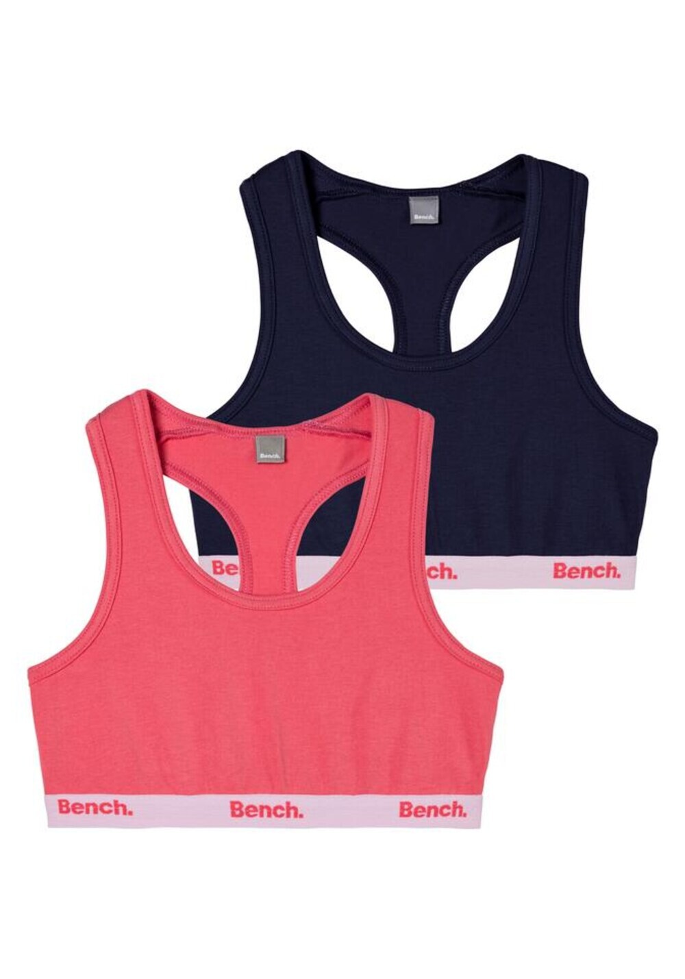 

Бюстгальтер без косточек Bench, синий кобальт/розовый