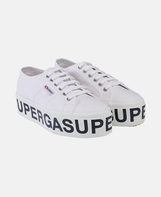 

Кроссовки на платформе Superga, белый