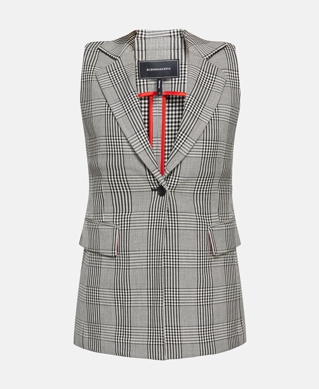 

Жилет bcbgmaxazria, светло-серый